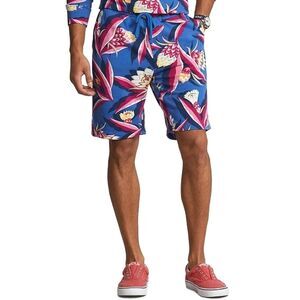 Polo Ralph Lauren Spa Terry Floral Shorts Mens Size XL Preppy Beach Summer Vacay
